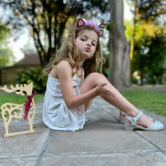 glamis taquitos. sandalia plata en internet