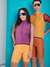Colete Corta Vento Feminino Marcio May New Race Roxo - comprar online