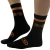 Meia Marcio May Sports Black And Orange
