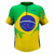 Camisa de Ciclismo Infantil Márcio May Bandeira do Brasil Frente