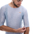 Camisa de Ciclismo Márcio May Aero Silver Foto com Modelo Detalhes