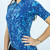 Camisa de Ciclismo Feminina Márcio May Funny Blues Foto com Modelo Detalhes