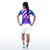 Camisa Ciclismo Feminina Sport Marcio May Diagonal Foto com Modelo Costas