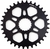 Coroa Bike Padrão Hollowgram / FSA - Alumínio CNC - Preto - Sledgehammer