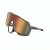 Óculos de grau HB Presto Clip On na cor Graphene com lentes vermelhas e laranja, com design moderno e aro grande.