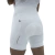 Bretelle Ciclismo Feminino Márcio May Sport Branco/Dourado Foto com Modelo Detalhes