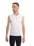 Camisa Segunda Pele Regata Masculina Márcio May Sports Branca Foto com Modelo Frente