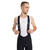 Bretelle Masculino Marcio May Moove Preto / Holografico Foto com Modelo Frente