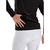 Jaqueta Corta Vento de Ciclismo Feminina Márcio May Race Black Foto com Modelo Detalhes