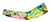 Manguito colorido com estampa tropical, parte do Kit Camisa Funny Stay Cool.