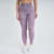 Calça legging feminina rosa mescla da Marcio May Sports, ideal para atividades físicas.