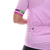 Kit Camisa Sport Femme com Bermuda Comfort Fucsia Foto com Modelo Detalhes
