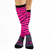 Meia Marcio May Extra Grande Pink Lines Detalhes