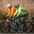 Jaqueta Corta Vento Ciclismo Márcio May 4Way Reflex Laranja Flúor Foto com Ciclista