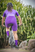 Macaquinho Ciclismo Feminino Marcio May Moove Siena Foto com Ciclista