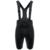 Bretelle masculino preto com logo prata refletivo, ideal para ciclistas.