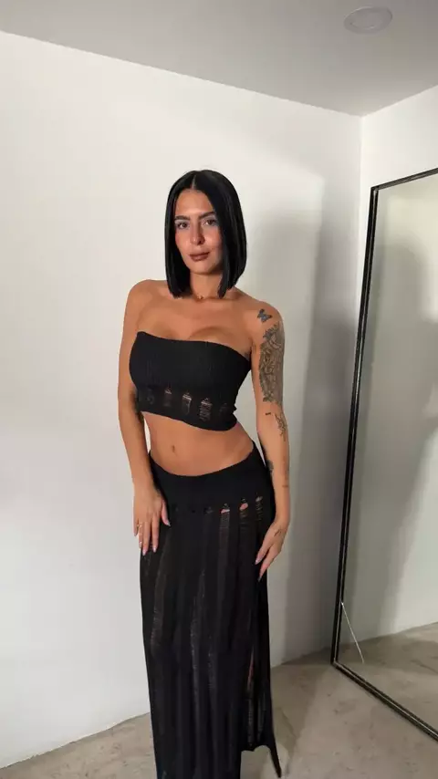 Set hilo huracán negro