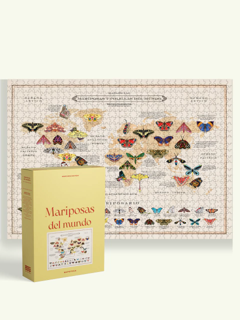 Rompecabezas Mariposas del mundo - 1000 piezas - comprar online