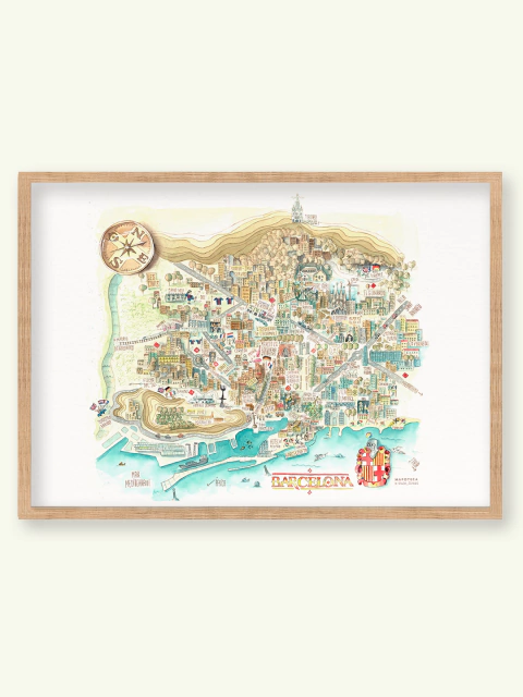 Barcelona Ilustrada - comprar online