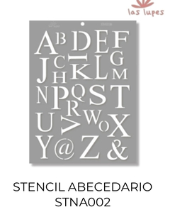 Stencil abecedarios y numeros