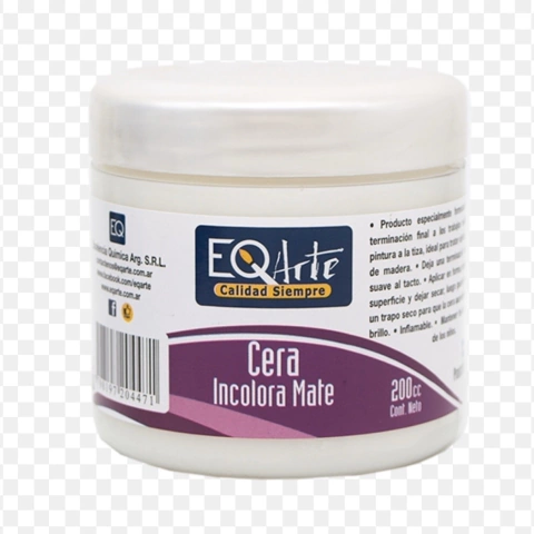 Cera incolora mate