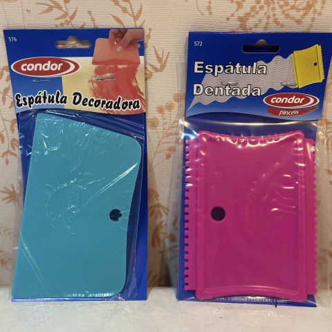 espatulas plasticas decoradora