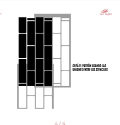 stencil pared de ladrillos en internet