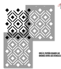 stencil estrella pampa