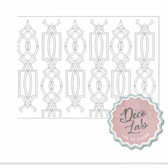 Stencil art deco