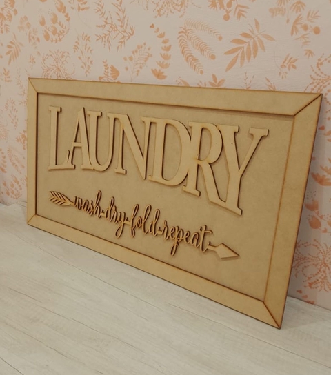 cartel deco Laundry