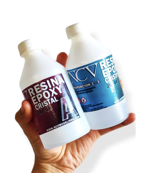 Resina epoxi cristal