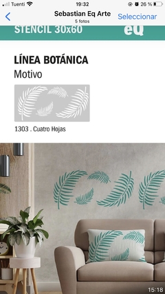 Stencils Eq 30x60 cm - Artística Cuenca 2500 esq. Santo Tomé