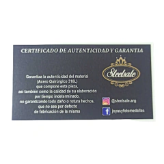 Cadena + Medalla Acero Quirúrgico Alerta Médica - Identidad y Datos en internet