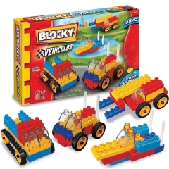BLOCKY VEHICULOS 70 PIEZAS - comprar online