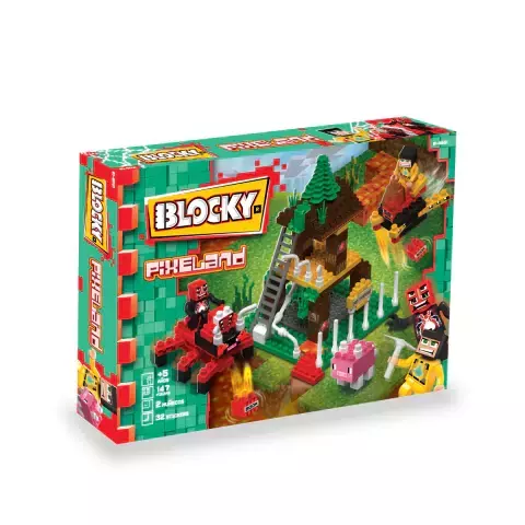 Blocky Pixeland - Bosque Arácnido