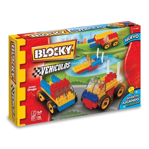 BLOCKY VEHICULOS 70 PIEZAS