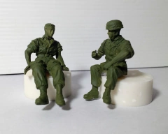 Figuras Alemanes WWII. Metal blando