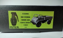 MB Unimog serie 406 cabina abierta , cargo. 1/35