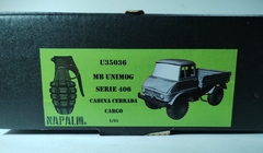 MB Unimog serie 406 , cabina cerrada cargo 1/35.