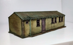 Oficinas de Taller Ferroviario HO. pintado en internet