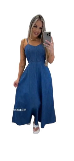 Vestido Jeans tencel rodado
