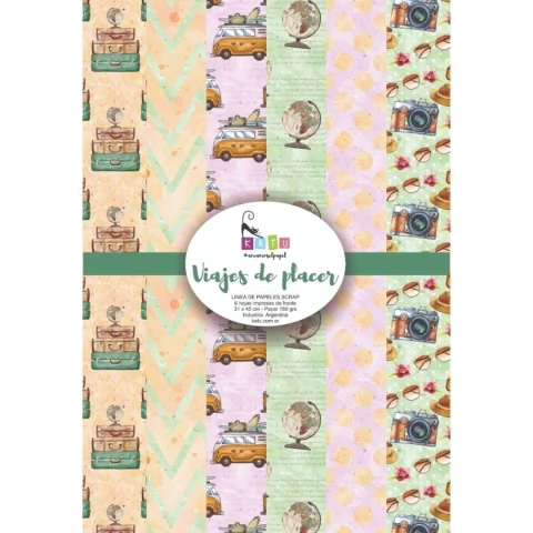 Colección 7 hojas - Viajes de placer