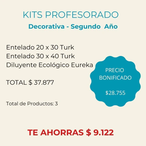 Pintura Decorativa - Segundo Año - Kit Junio