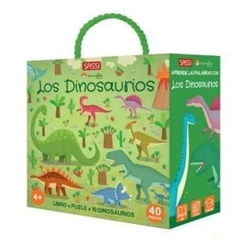 Los dinosaurios (libro + rompecabezas + 10 dinosaurios)