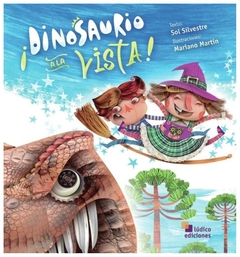 dinosaurio a la vista (ilus.) silvestre sol