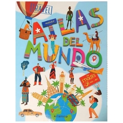 atlas del mundo (libro con stickers)