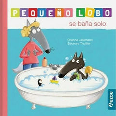 Pequeño Lobo se baña solo