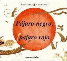 pájaro negro, pájaro rojo