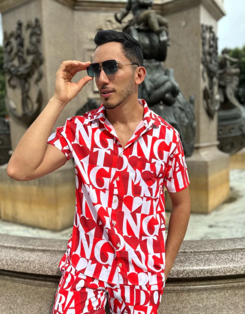 CAMISA BOTÃO LETREIRO