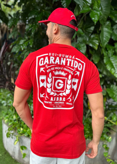 CAMISETA ESTANDARTE EM ALGODÃO